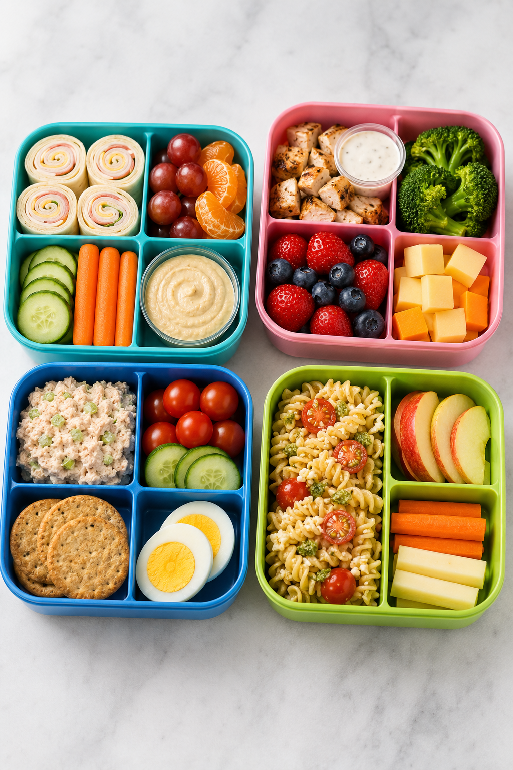 Protein-Packed Kid Lunches: 4 Easy Lunchbox Ideas
