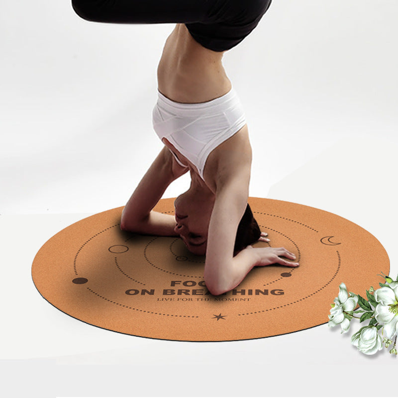 Cork & Rubber Meditation Mat – Eco-Friendly Non-Slip Mat