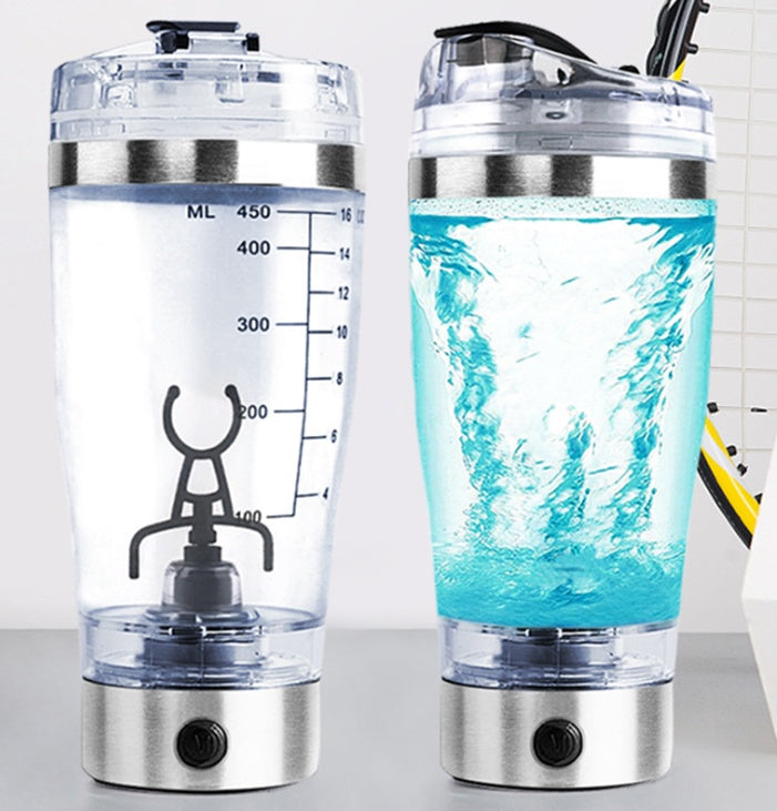 Portable Electric Protein Shaker Bottle | USB Rechargeable