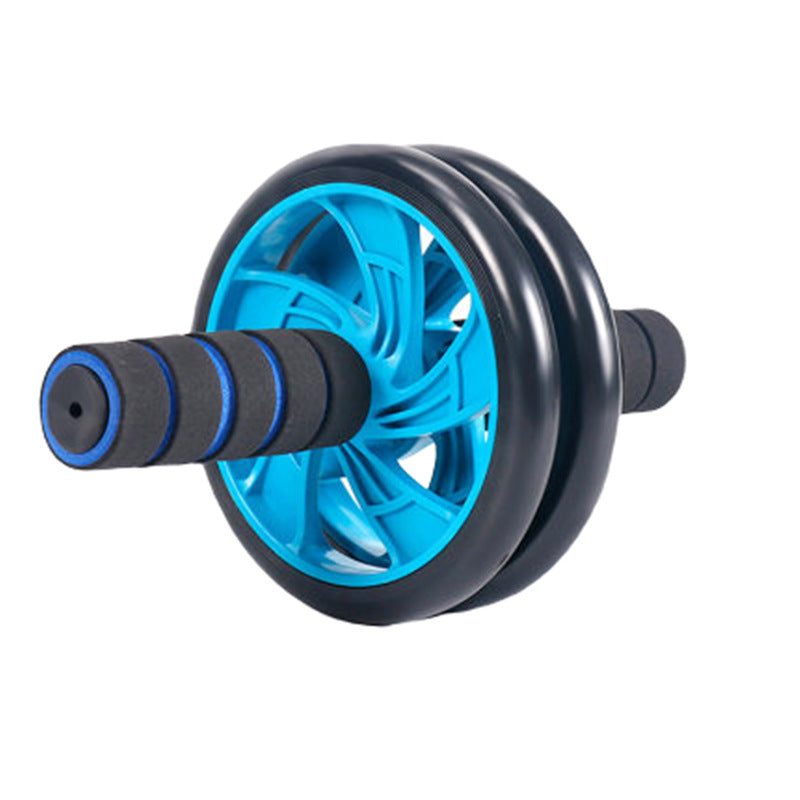 Dual Wheel Ab Roller – Core Trainer with Knee Pad