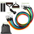 11PCS Resistance Bands Set – Up to 100lbs Home Workout Kit