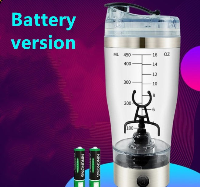 Portable Electric Protein Shaker Bottle | USB Rechargeable