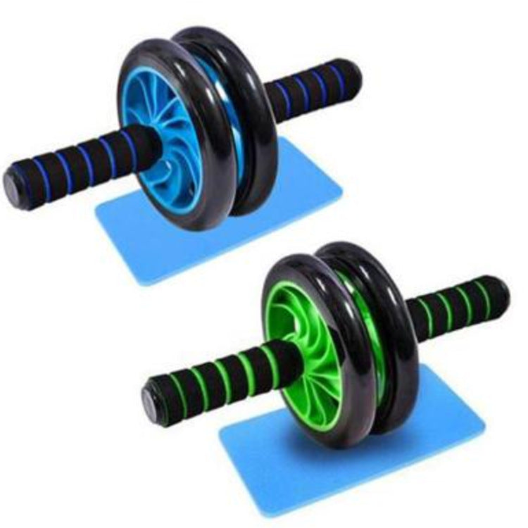 Dual Wheel Ab Roller – Core Trainer with Knee Pad