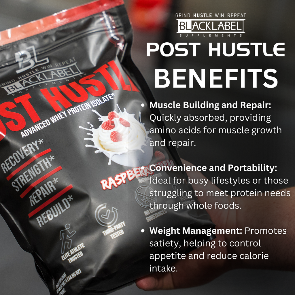 Post HUSTLE is a form of whey protein isolate
