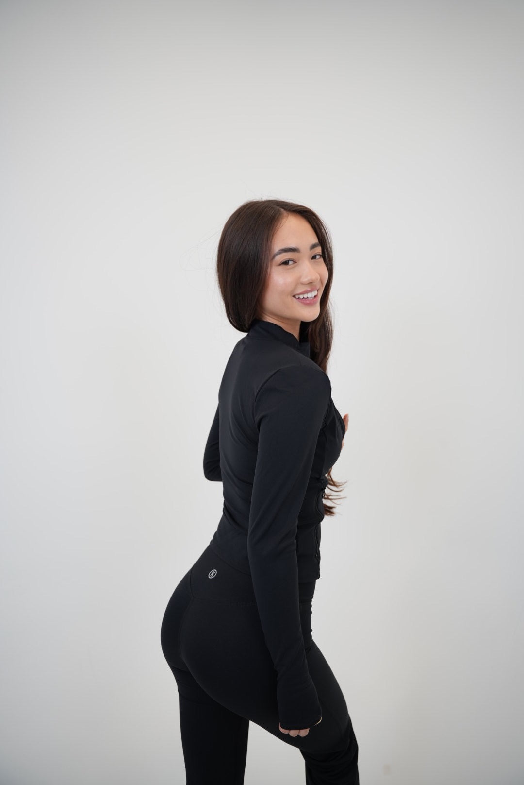 I Live in Luxury Black Pilates|Yoga Jacket