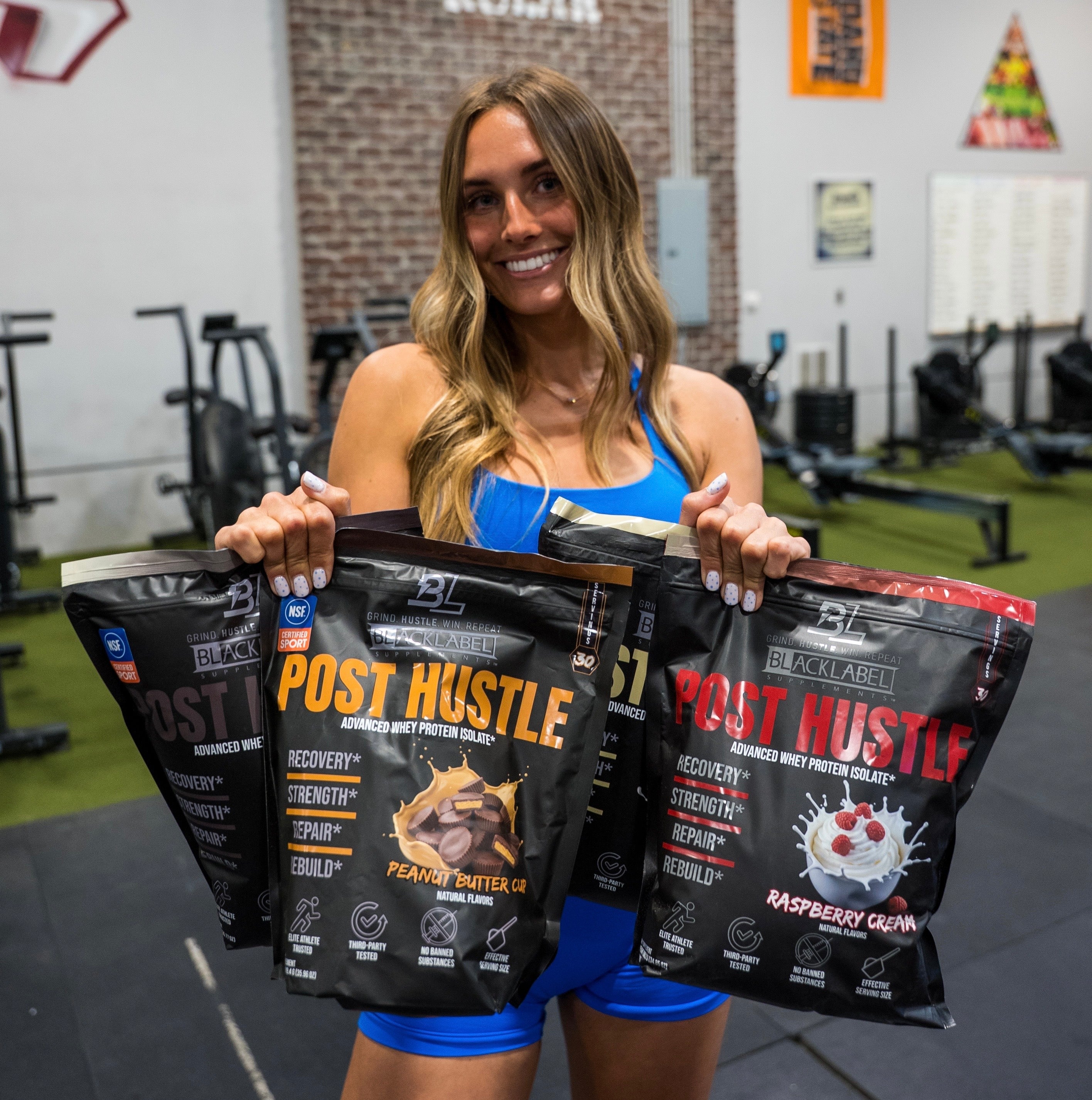 Post HUSTLE is a form of whey protein isolate