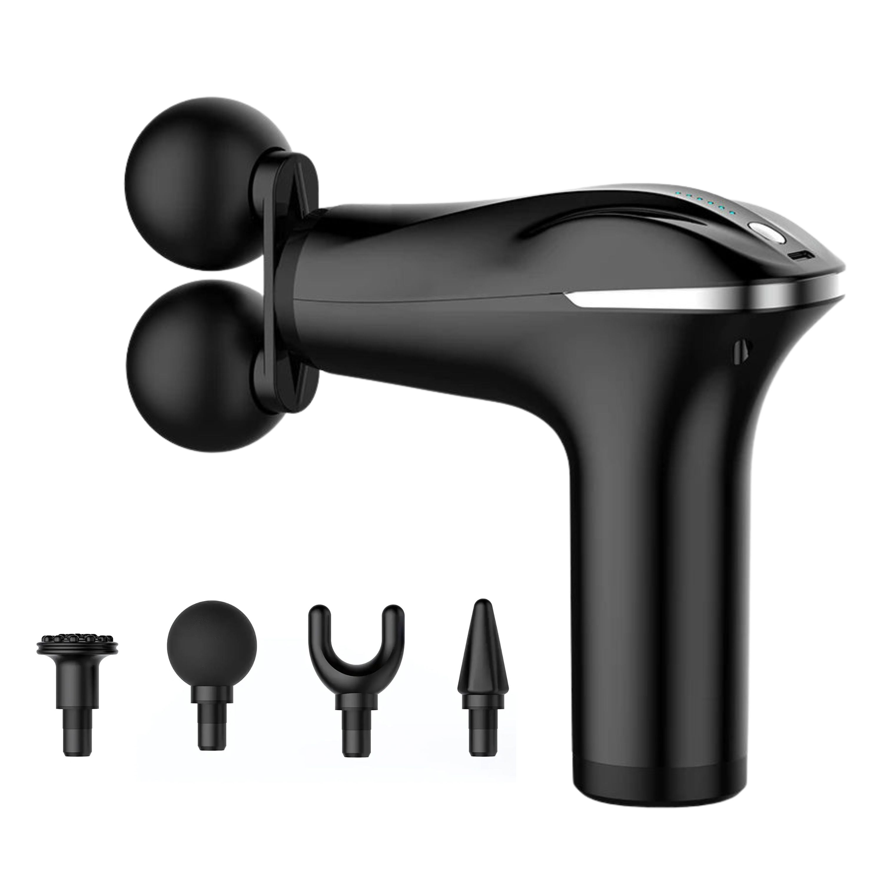 Dual Head Massage Gun – Handheld Deep Tissue Massager