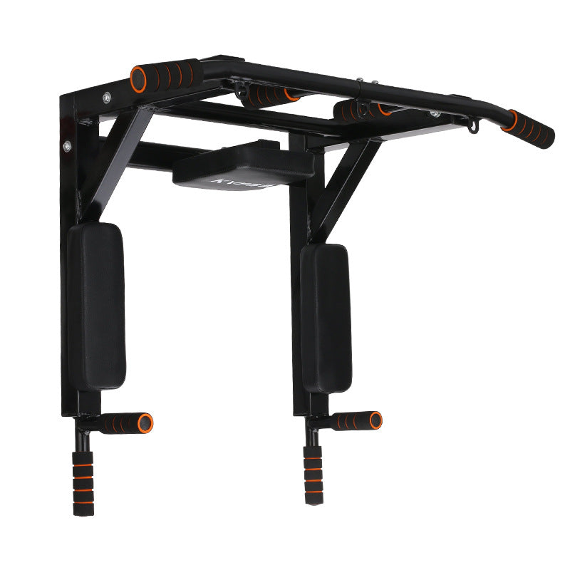 Wall-Mounted Sandbag Rack & Pull-Up Bar Fitness Equipment