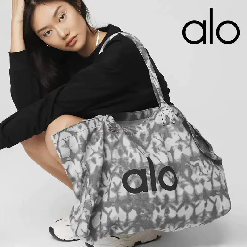 Alo Yoga Canvas Shoulder Bag for Gym