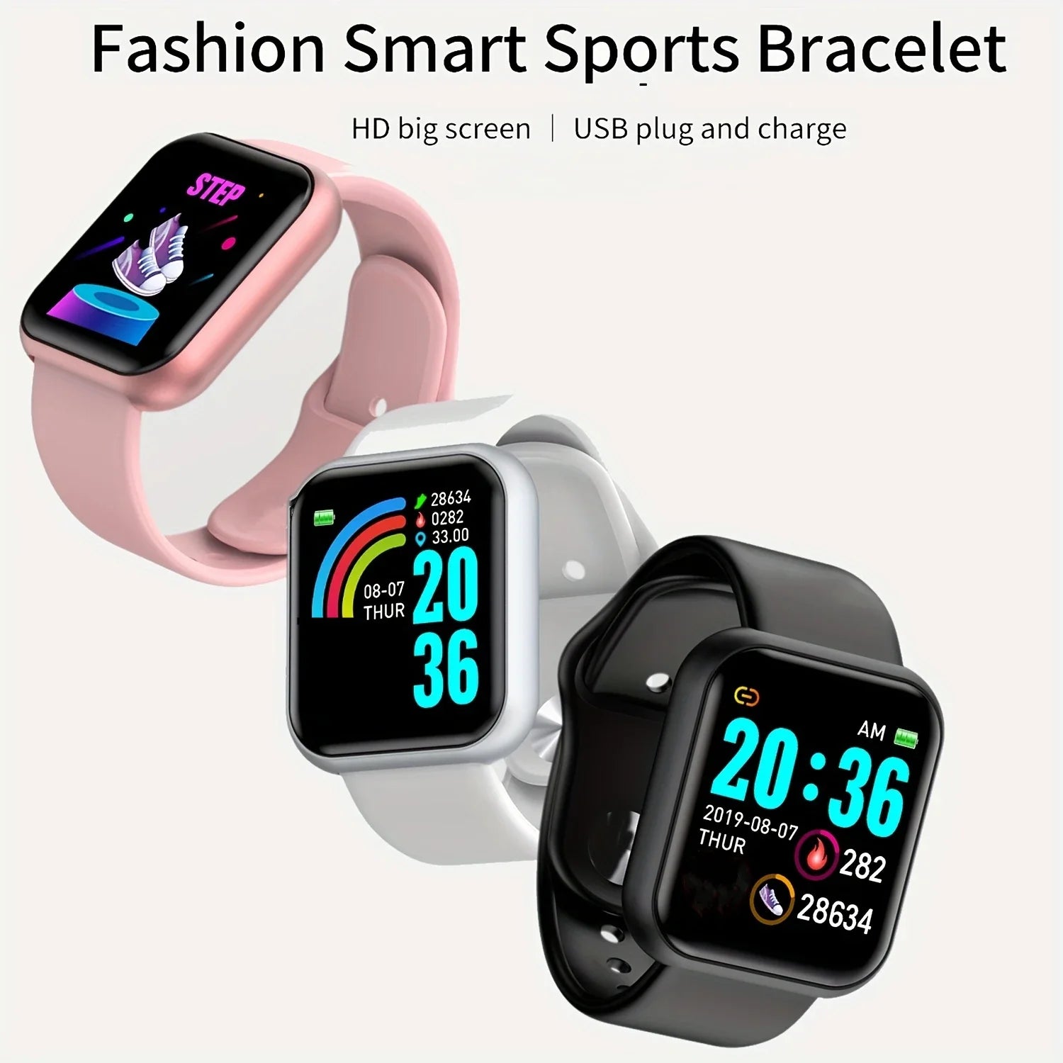 Multifunctional Bluetooth Smart Watch – Fitness & Music Tracker