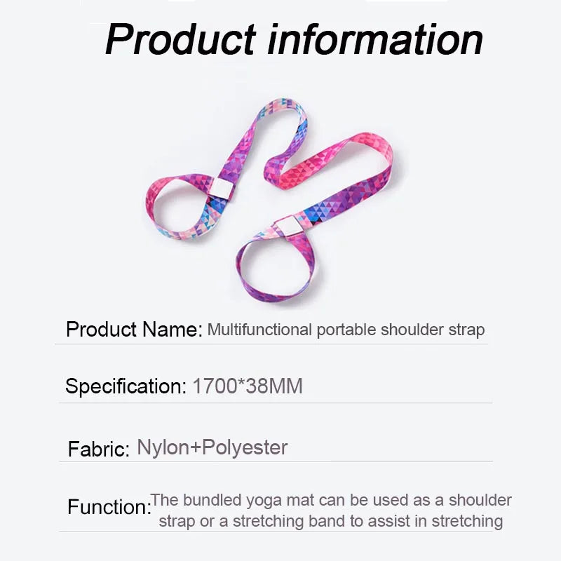 Yoga | Pilates Mat Strap Elastic Stretching Band