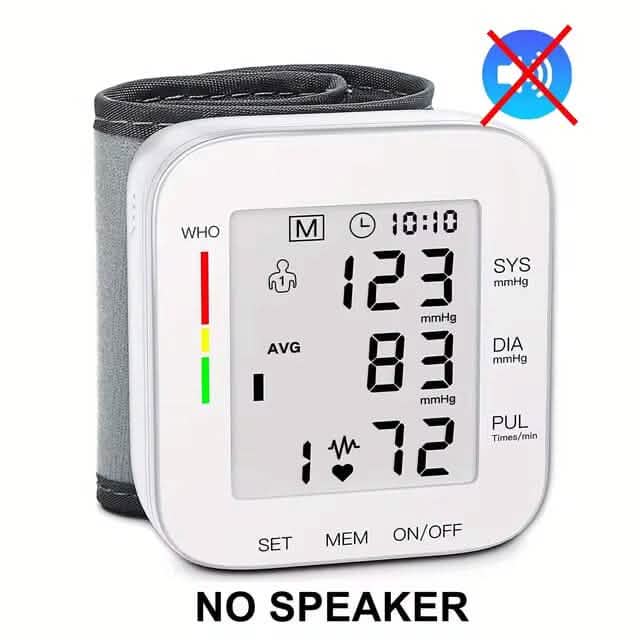 Digital Wrist Blood Pressure Monitor – Automatic BP Machine