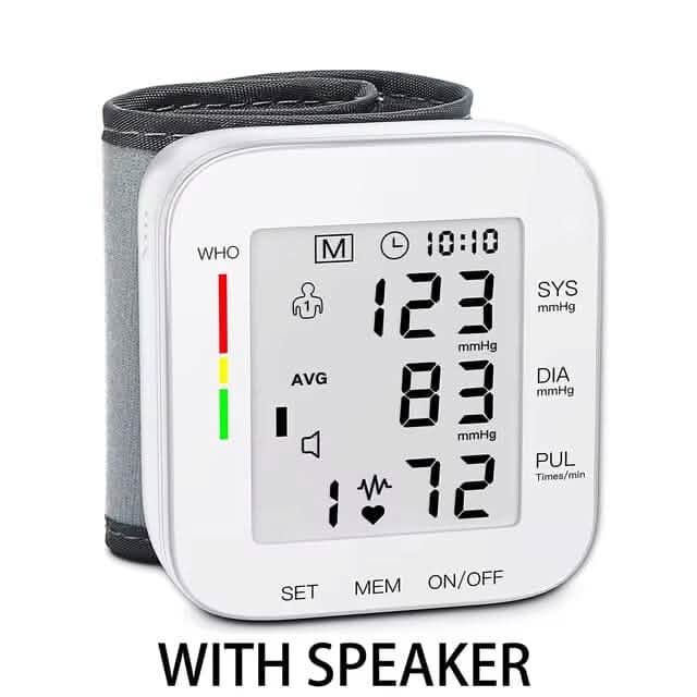 Digital Wrist Blood Pressure Monitor – Automatic BP Machine