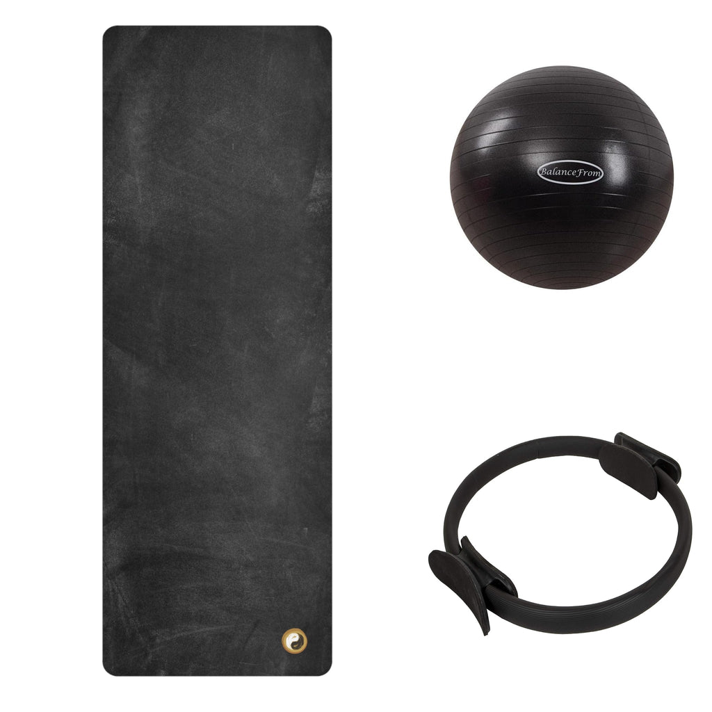 Studio Pilates Accessories Bundle (Mat + Pilates Ring + Pilates Ball)