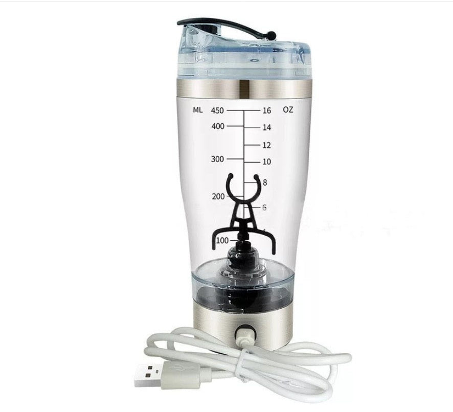 Portable Electric Protein Shaker Bottle | USB Rechargeable
