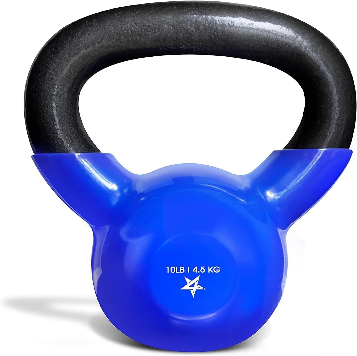 Vinyl Coated Cast Iron Kettlebell (5–100 LB) – Strength Training