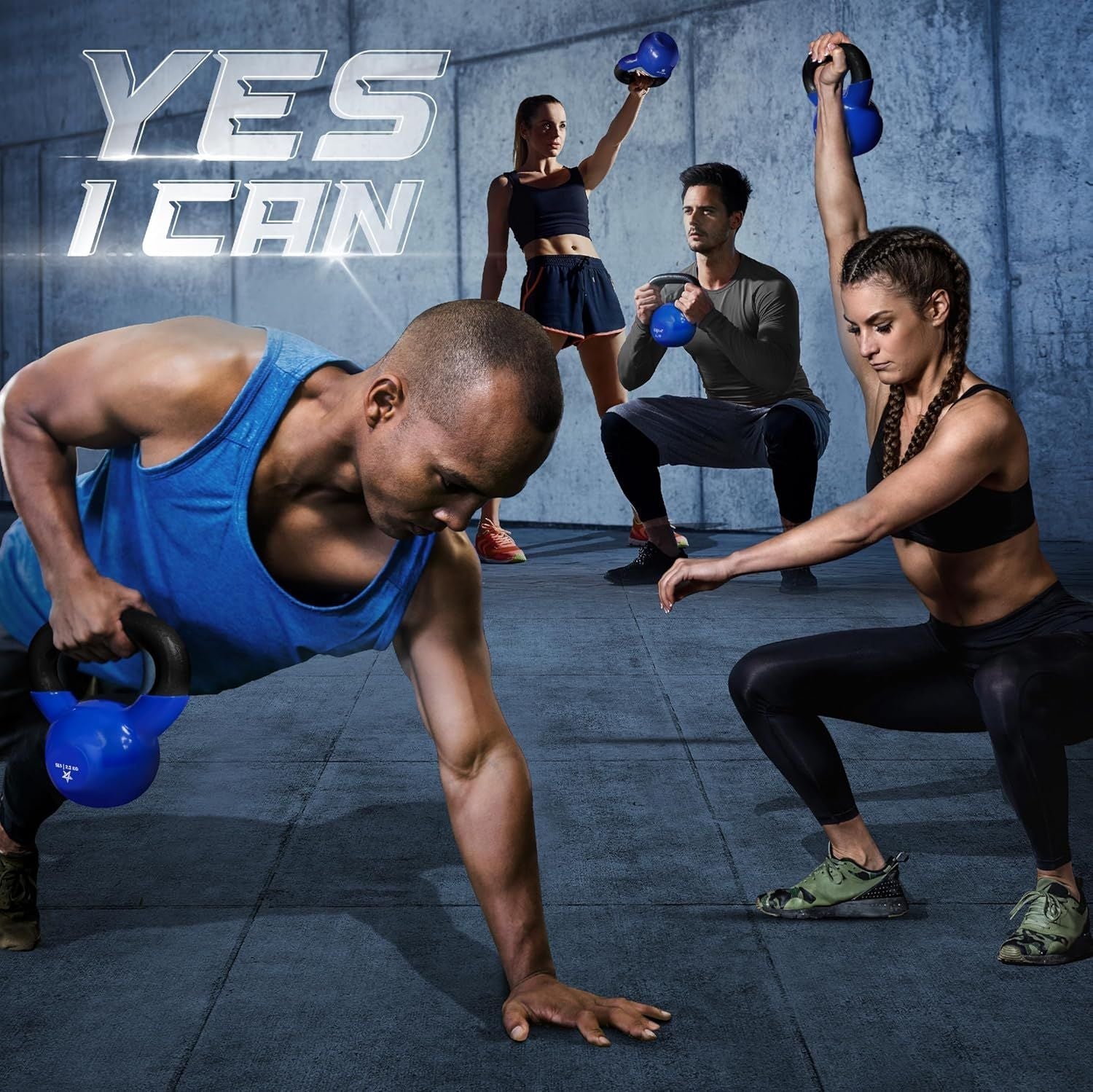 Vinyl Coated Cast Iron Kettlebell (5–100 LB) – Strength Training