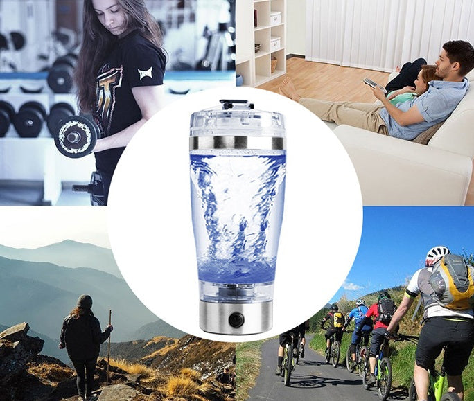 Portable Electric Protein Shaker Bottle | USB Rechargeable