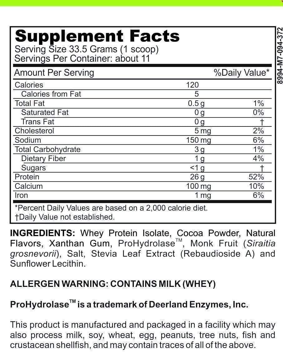 Elemental Whey WPI Protein Powder + Digestive Enzymes | GLP-1 Gut-Gentle Muscle Support