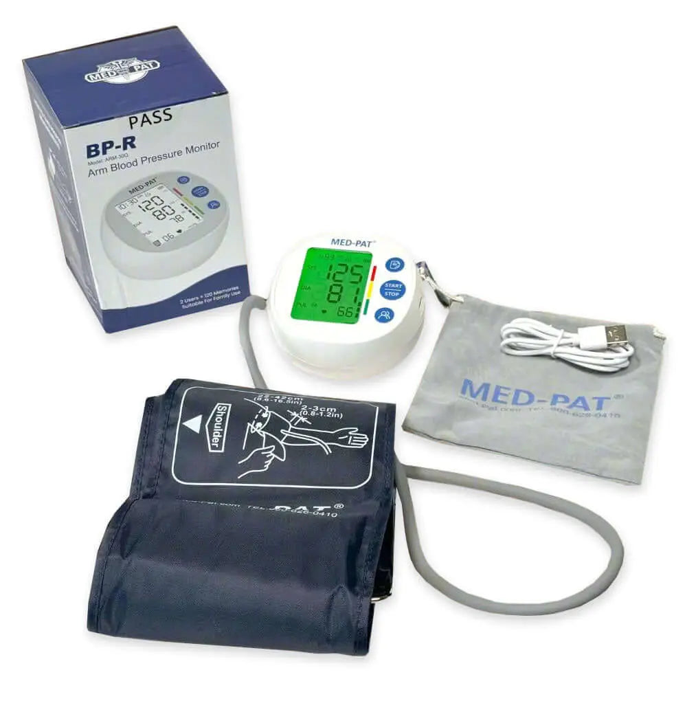 Med-Pat BP-R Round Digital Blood Pressure Monitor