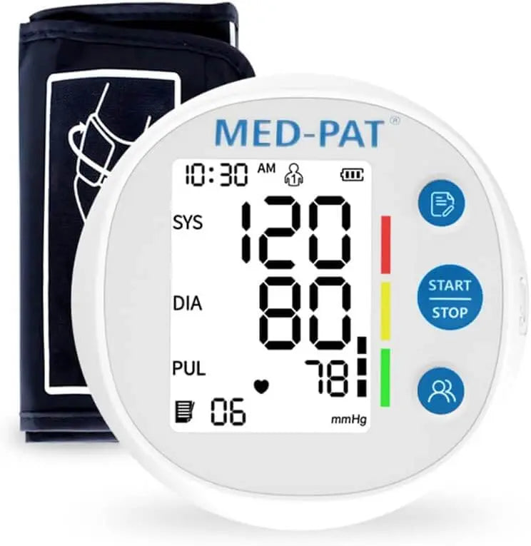 Med-Pat BP-R Round Digital Blood Pressure Monitor