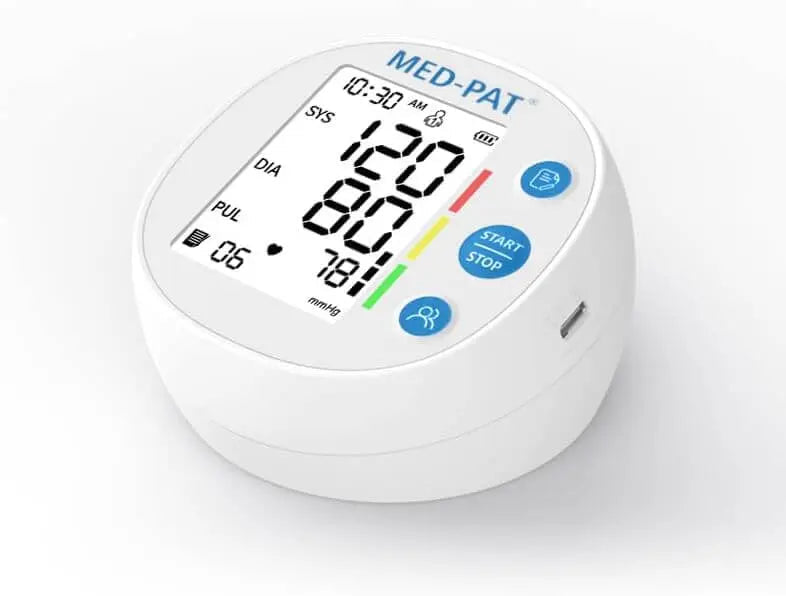 Med-Pat BP-R Round Digital Blood Pressure Monitor