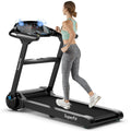 Folding Treadmill with Bluetooth Speaker-Black